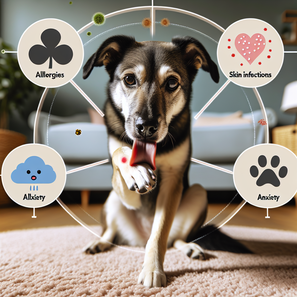 내 강아지가 발을 핥는 이유는? 주의해야 할 3가지 건강 문제