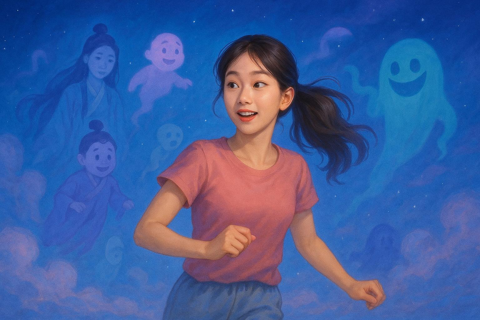 귀신이 쫓아오는 꿈 - 놀라운 길몽!