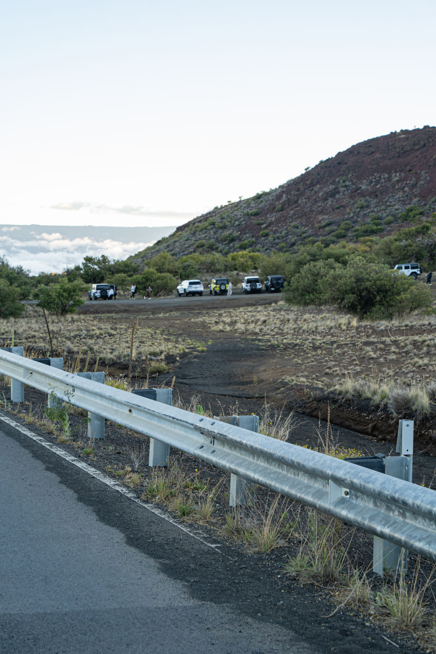 하와이 마우나케아 선셋힐 주차장