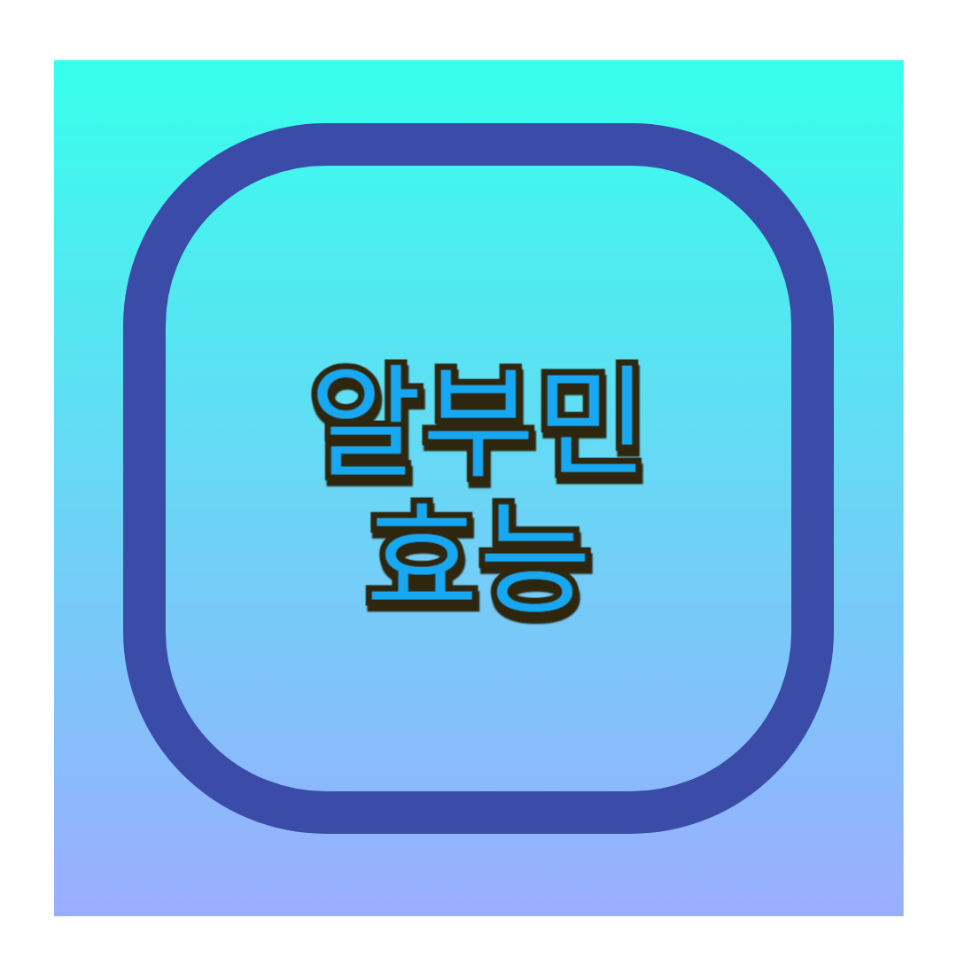 알부민 효능
