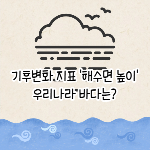 우리나라의 해수면 높이