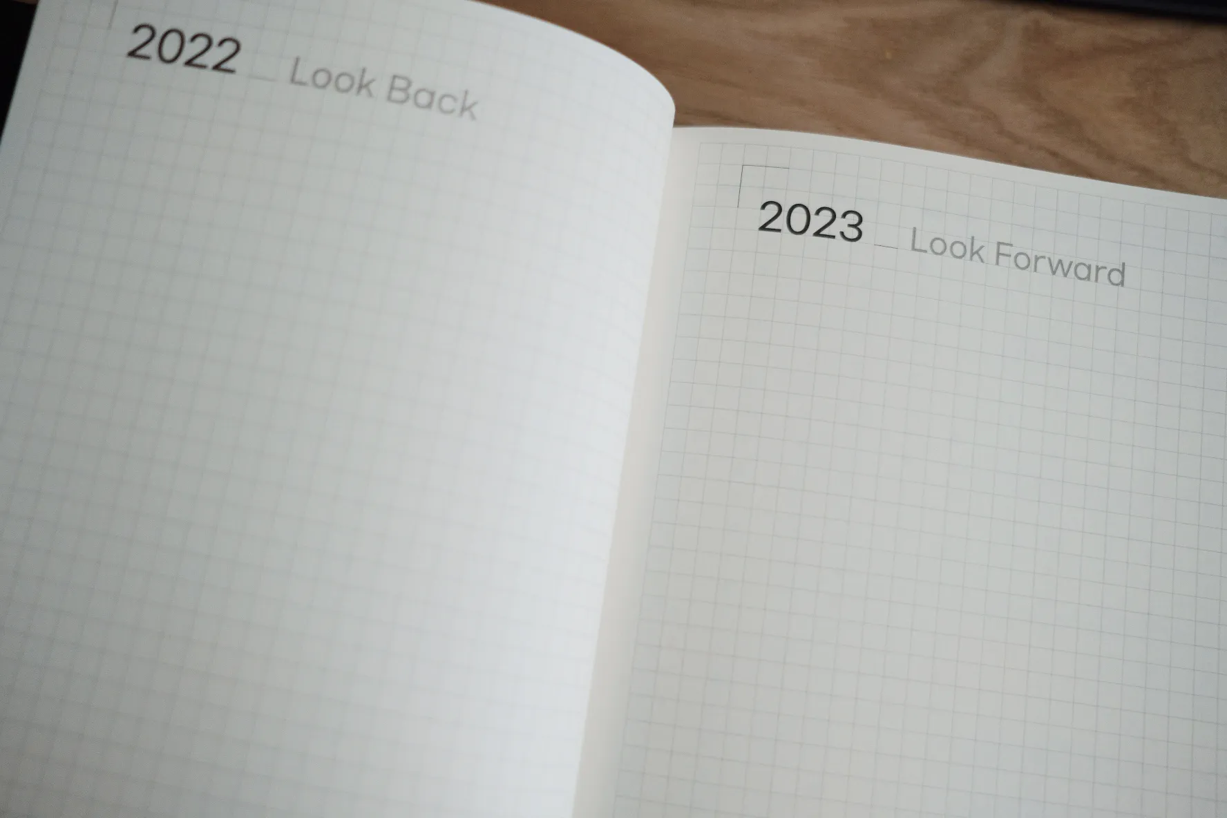 Look back&amp;#44; look forward page