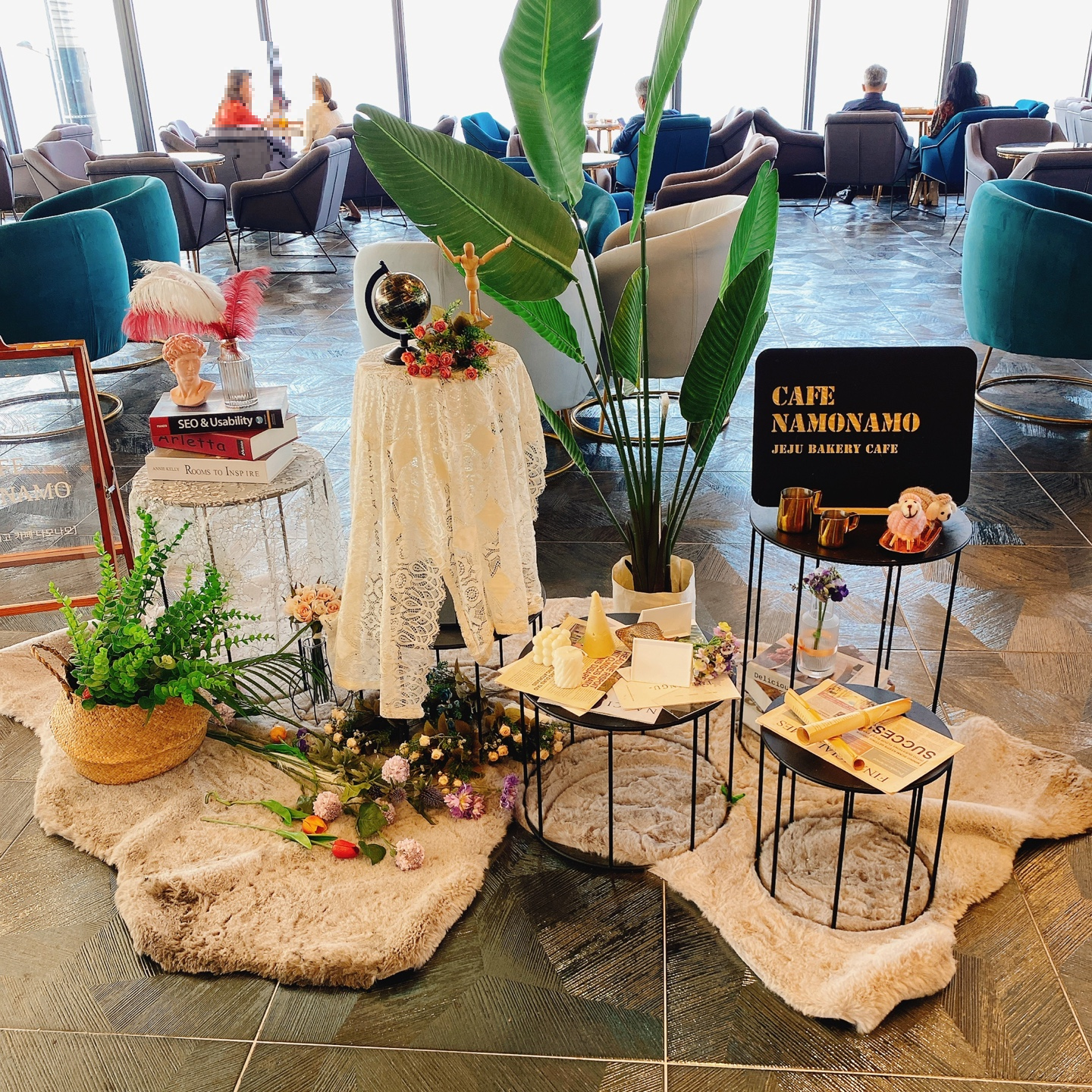 제주 도두 무지개 해안도로 도두봉 해수파크 포토존 비행기 제주공항근처 카페 나모나모베이커리