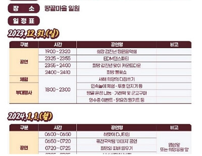 전국 일출 해돋이 실시간 생중계 라이브 행사