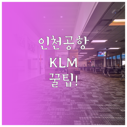 인천공항 KLM 환승 호텔 및 라운지..