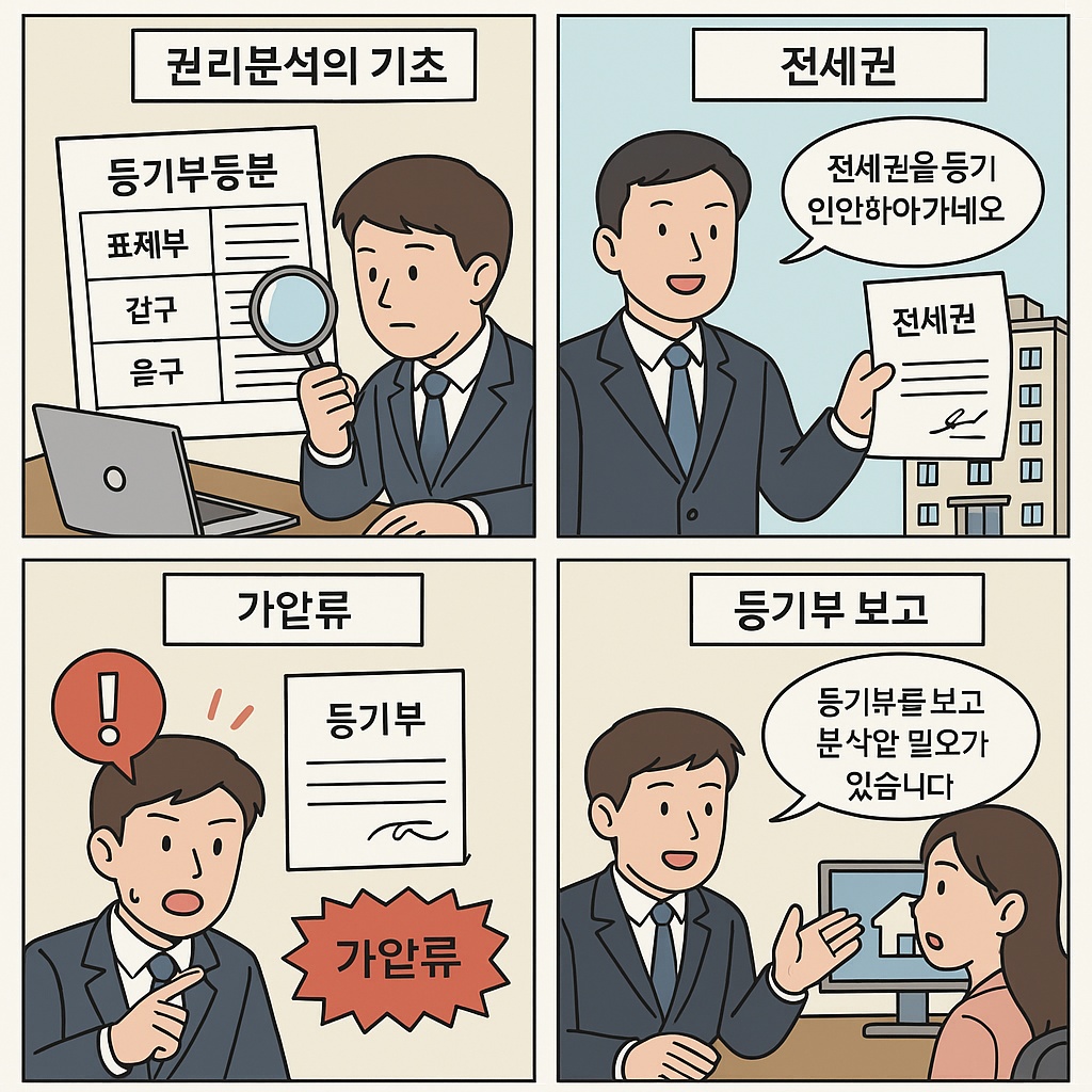 권리분석의 기초 / 등기부, 전세권, 가압류 쉽게 설명하기
