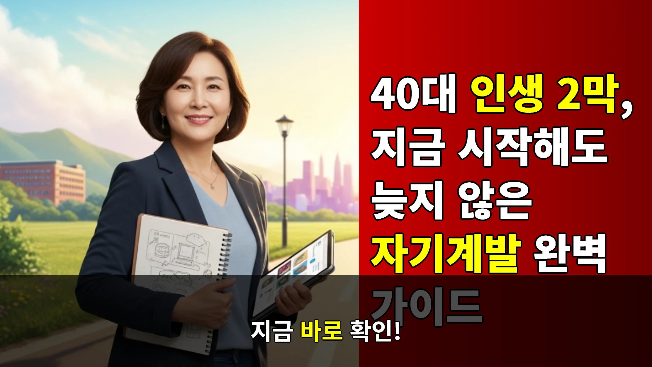 40대 인생 2막, 지금 시작해도 늦지 않은 자기계발 완벽 가이드