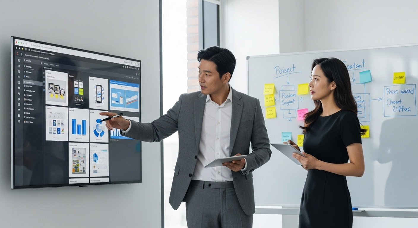 노션을 활용한 콘텐츠 관리 모습