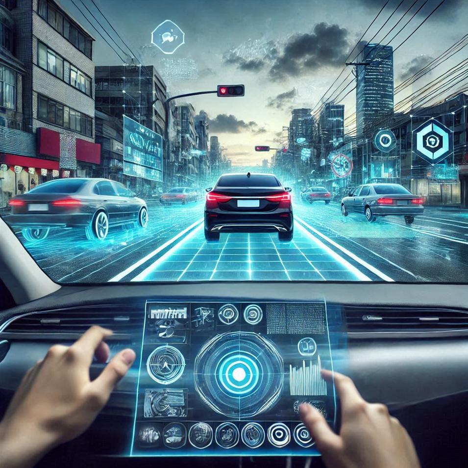 AR 헤드업 디스플레이 모습