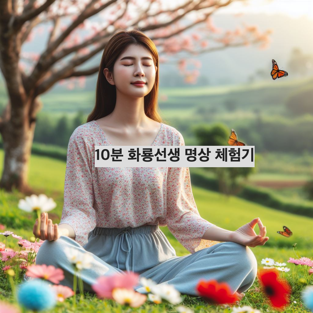 10분 화룡선생 명상 체험기