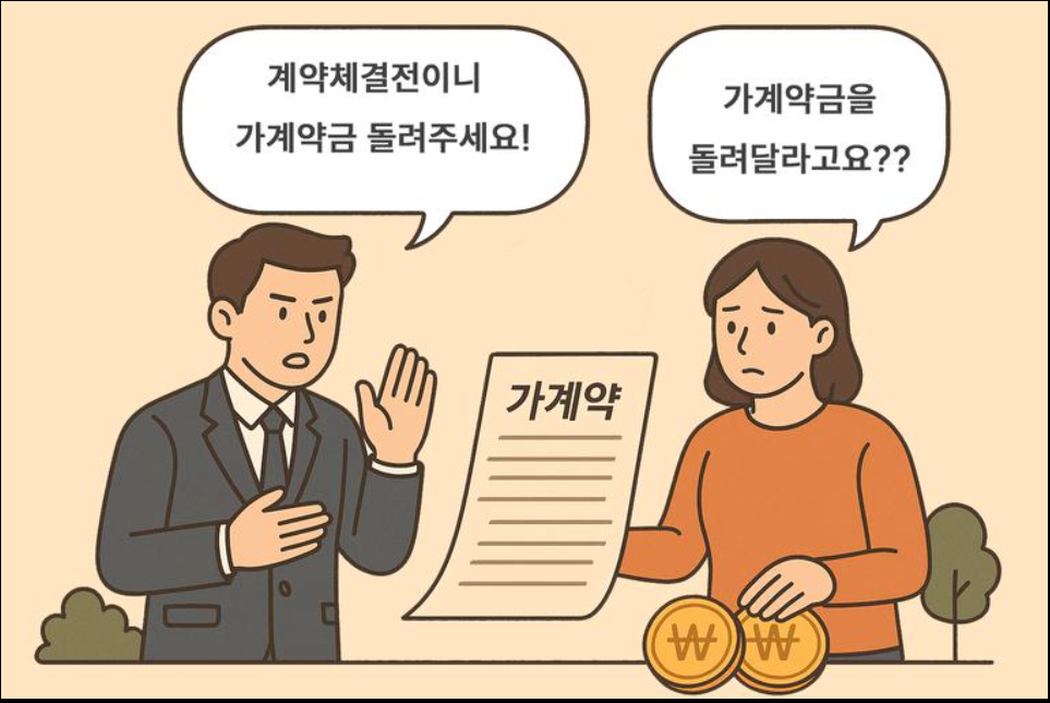 부동산 매매시 가계약금 반환 될까?