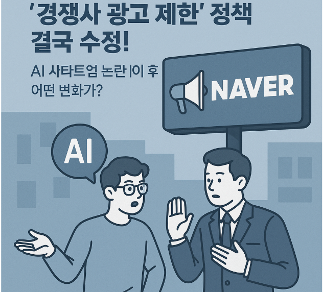 네이버 광고 제한정책 수정에 관한 이미지