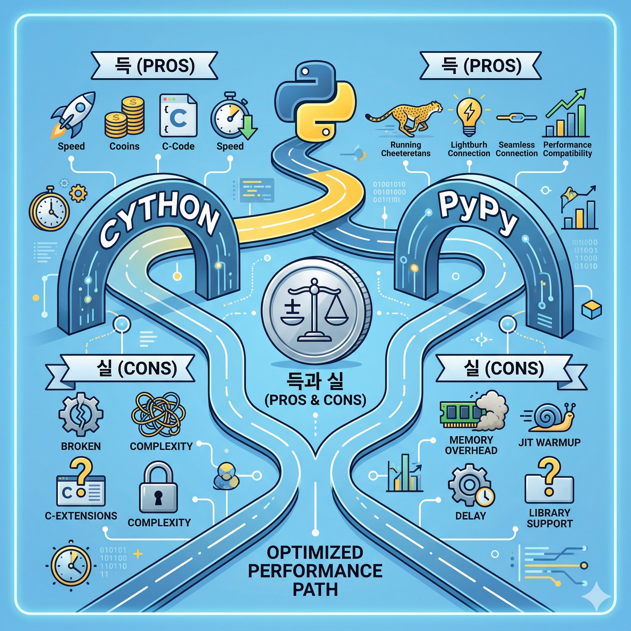 Cython과 PyPy 도입