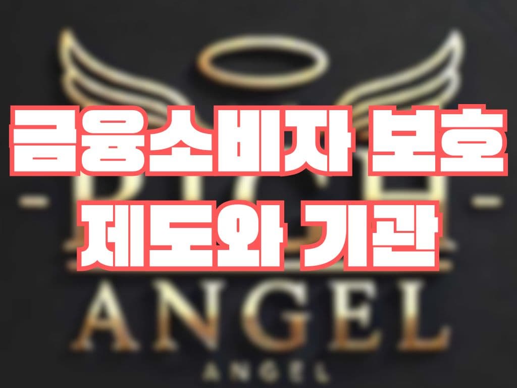 금융소비자 보호 제도와 기관