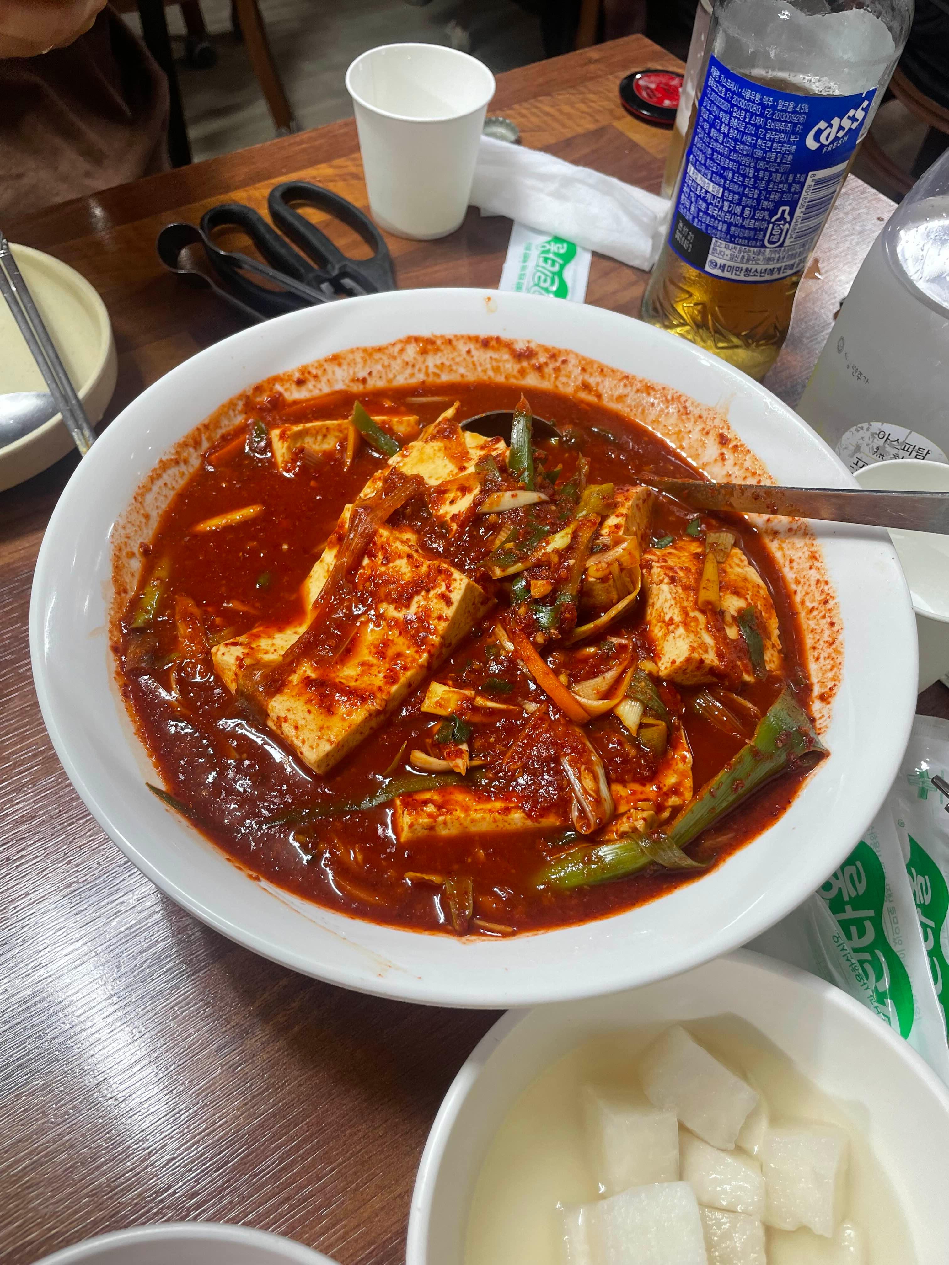 대전 광천식당 두부두루치기