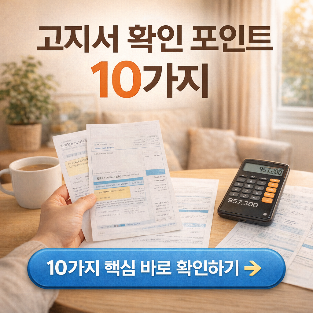 2026년 전기요금&middot;도시가스 요약: 기본 구조와 확인 포인트 한 번에 정리