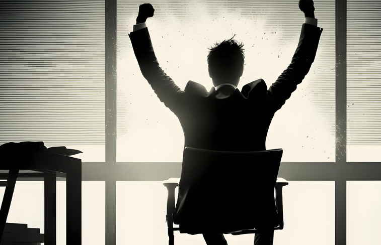 부자가 된 사람의 사진