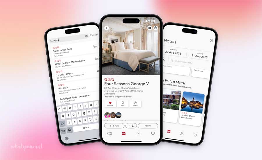 미쉐린 키로 찾아보는 럭셔리 숙소