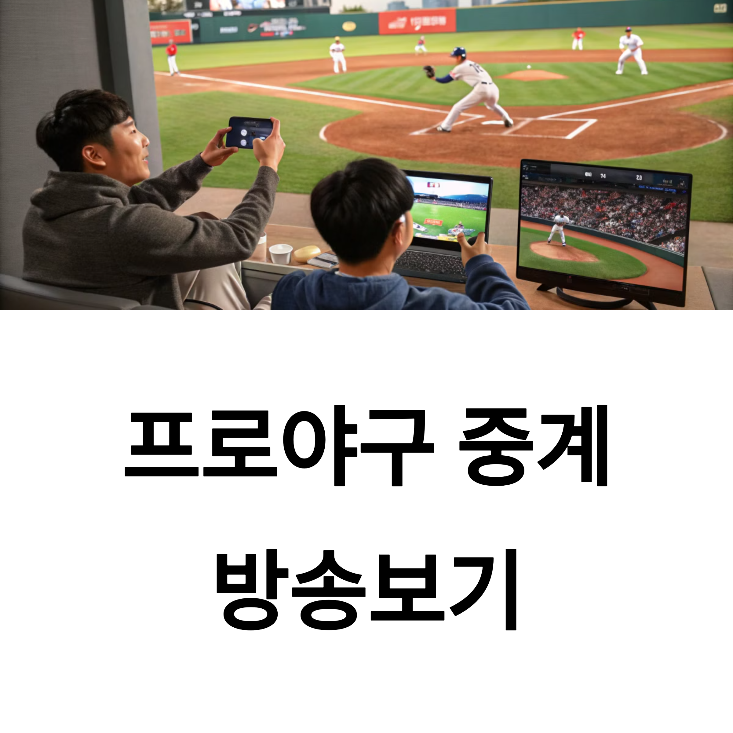 프로야구 중계 채널 정리