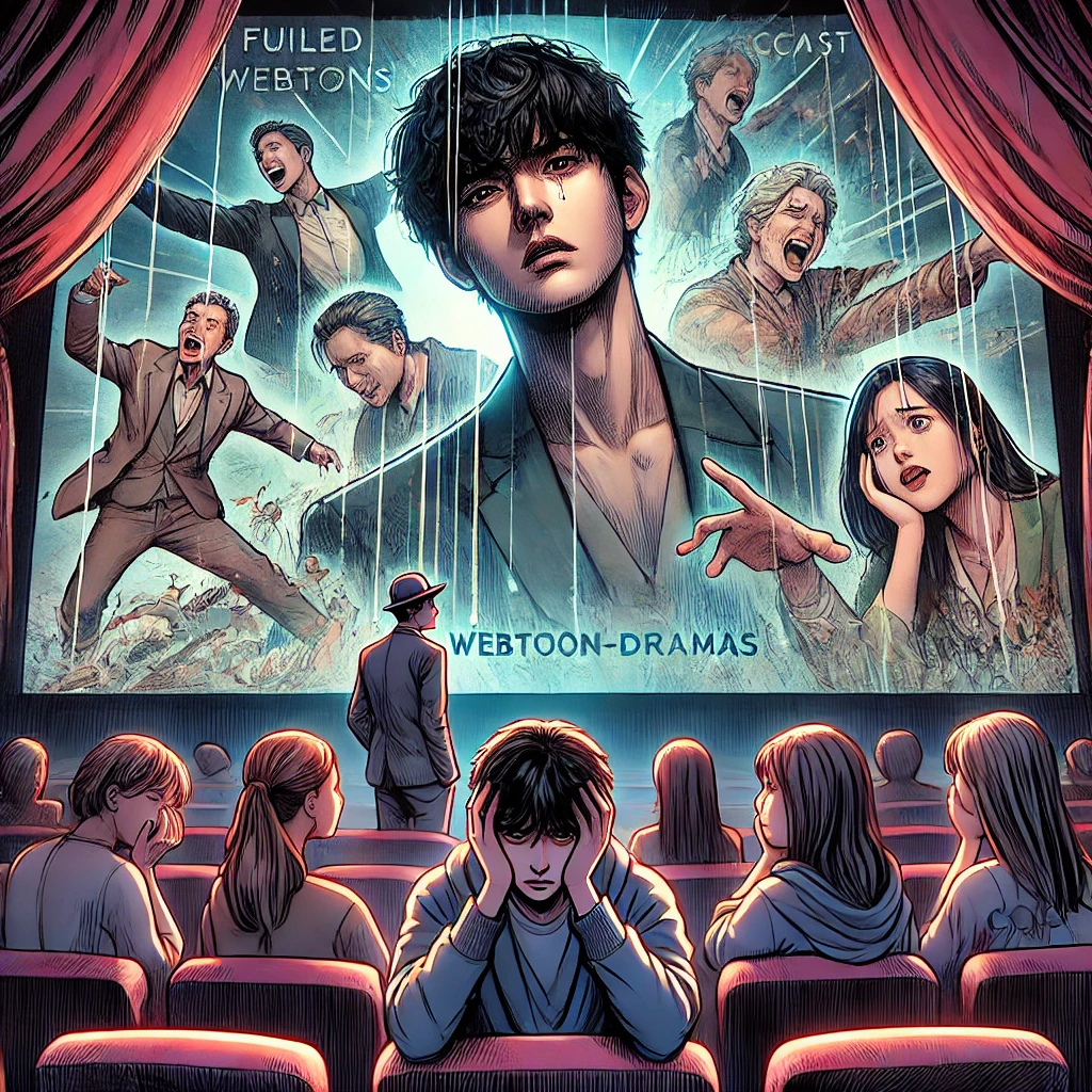 눈물 흘리는 청년