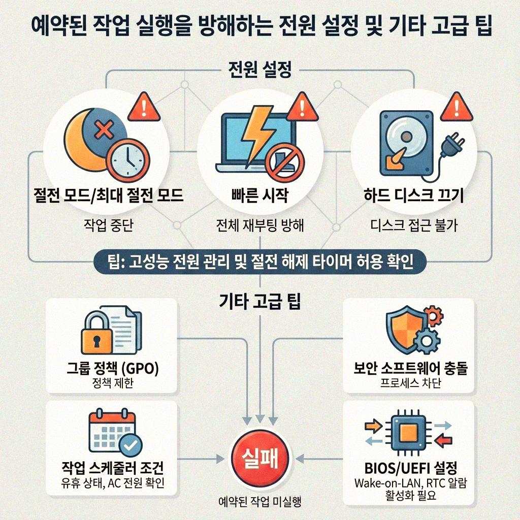 윈도우 작업 스케줄러 안될 때 시원하게 해결하기