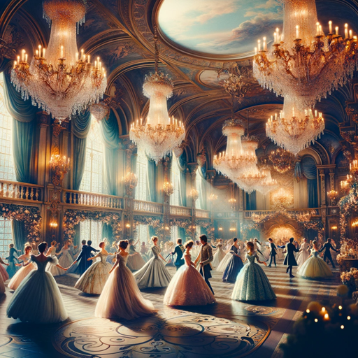 신데렐라 동화의 무도회 장면