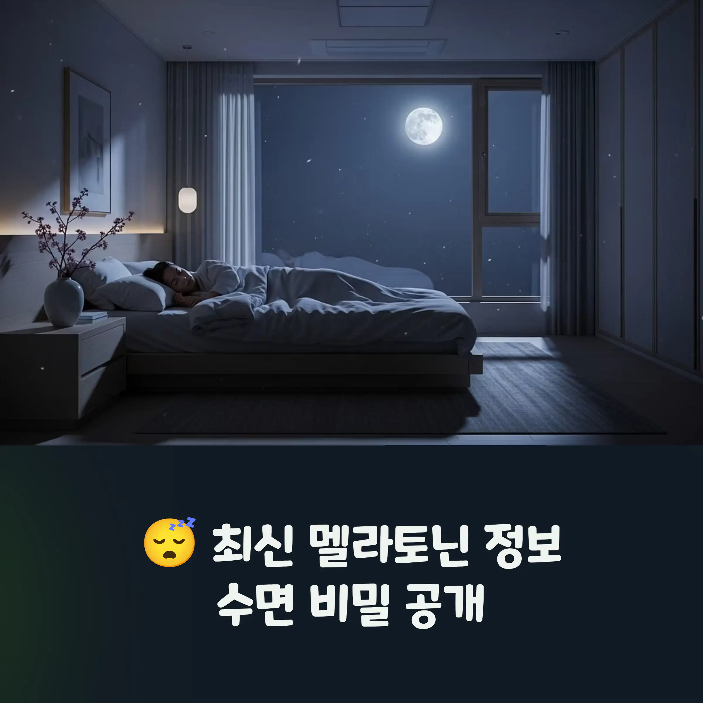 수면 중인 여성의 모습