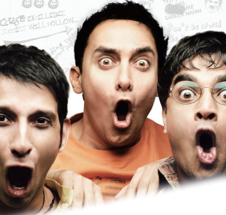 영화 세 얼간이 대표 포스터