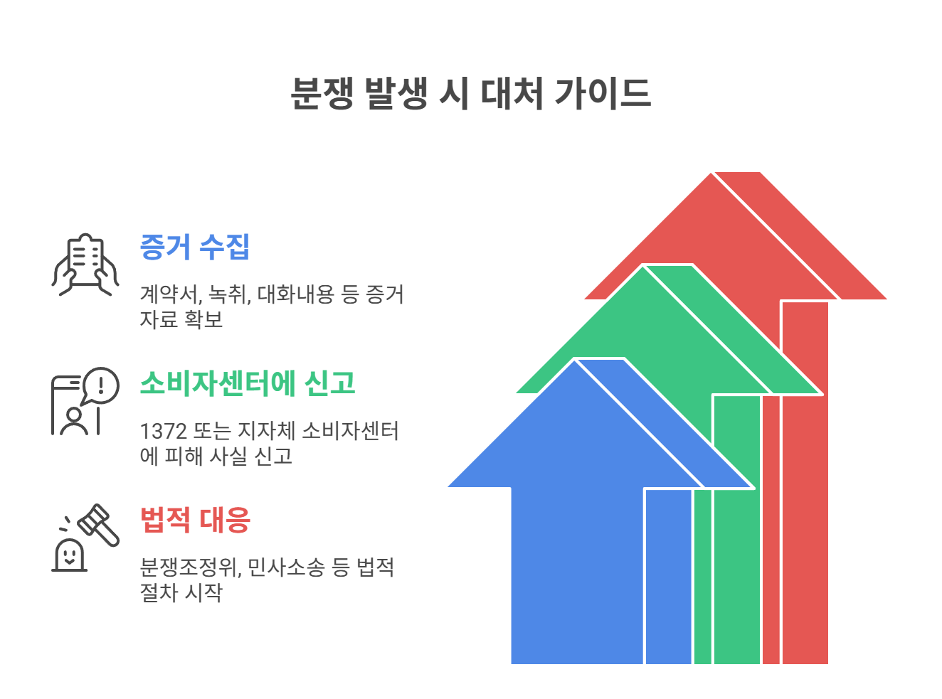 분쟁 발생 시 대처 가이드