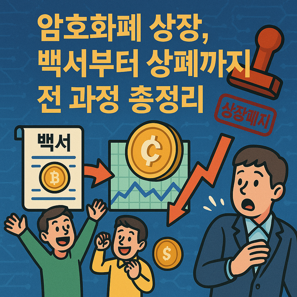 암호화폐 상장, 백서부터 상폐까지 전 과정 총정리