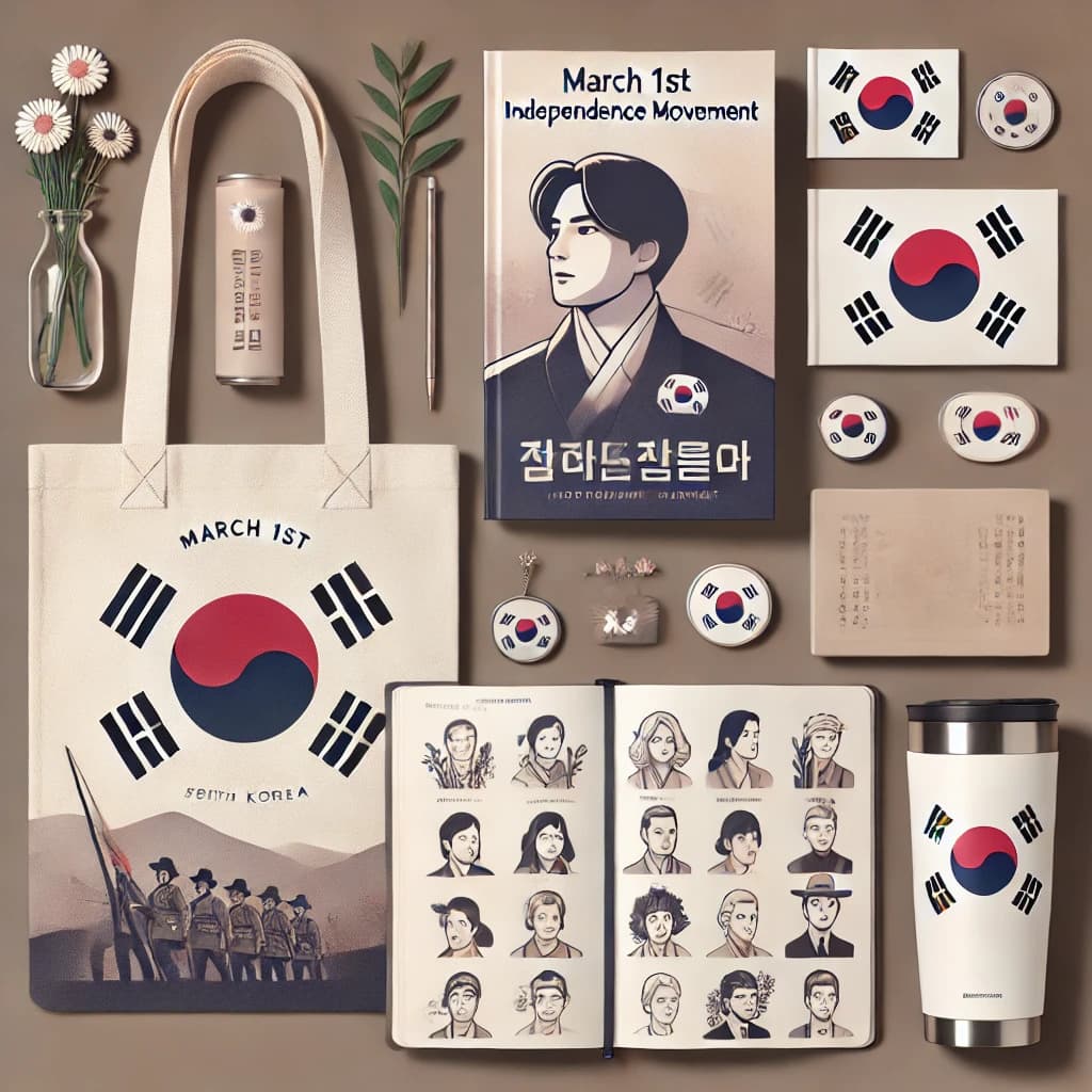 3.1절 굿즈 준비: 의미 있고 특별한 굿즈로 애국심 표현하기