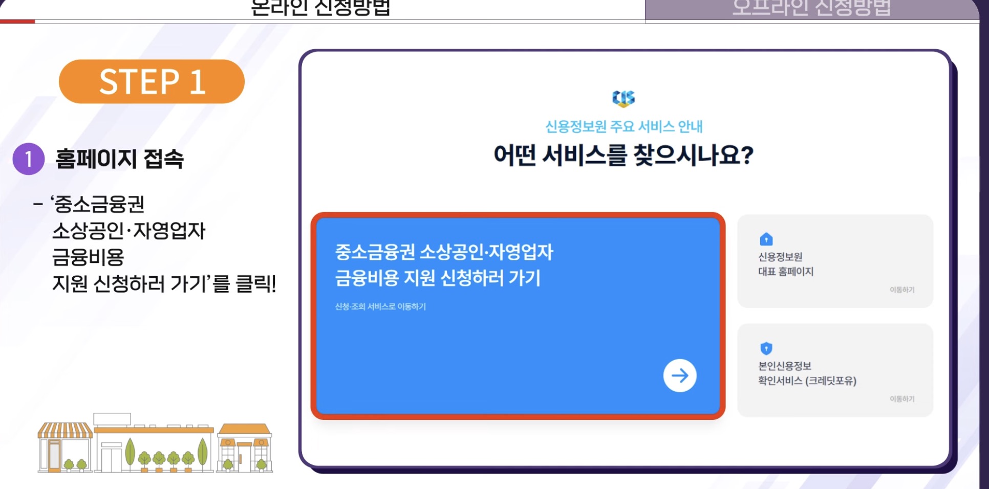 소상공인 자영업자 이자 환급 신청방법 cashback.credit4u.or.kr