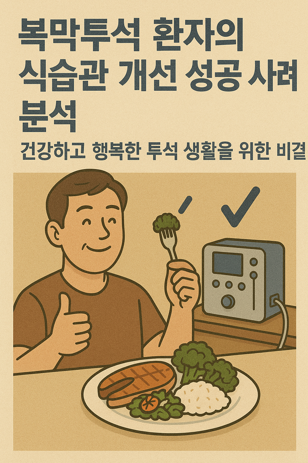 복막투석 환자의 식습관 개선 성공 사례 분석: 건강하고 행복한 투석 생활을 위한 비결