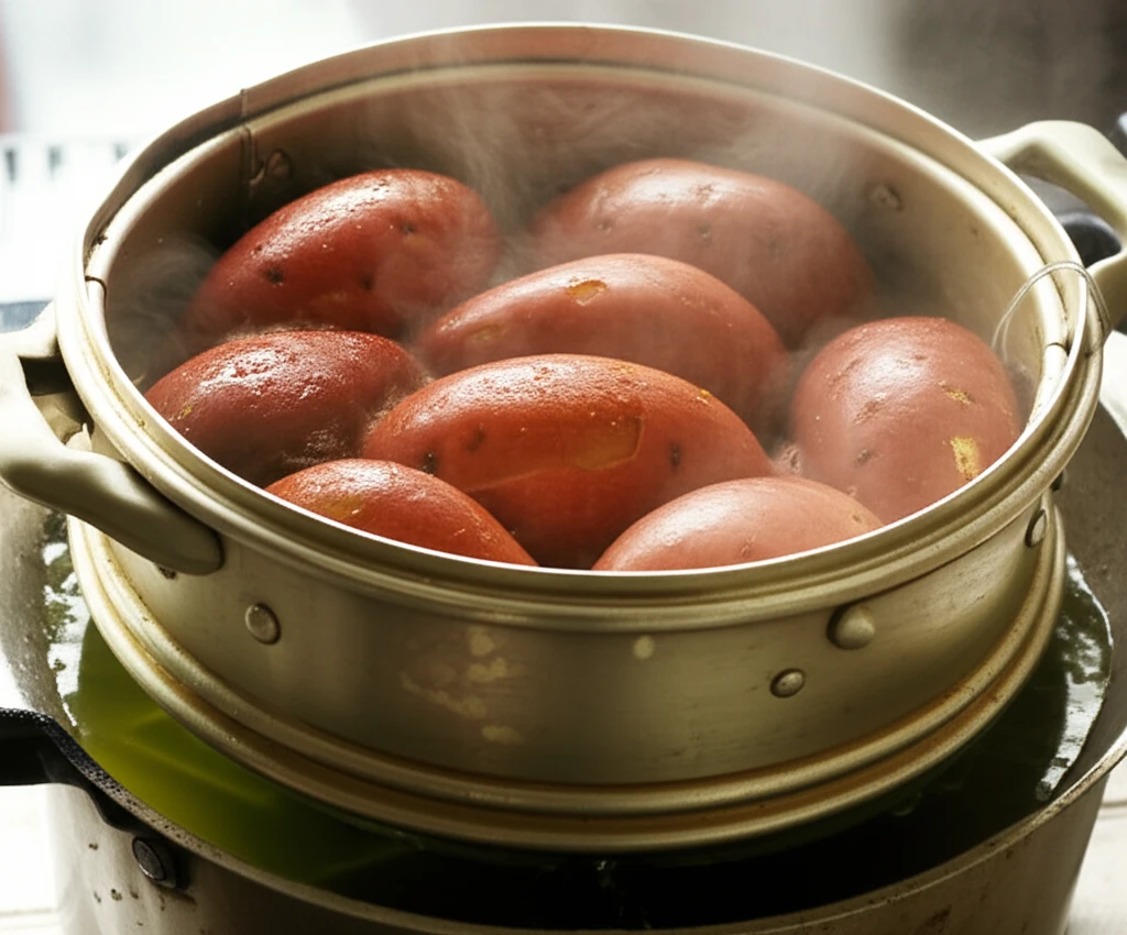 고구마 칼로리 낮추는 찌는 법과 식단..