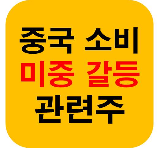 미중 갈등 중국 소비 관련주