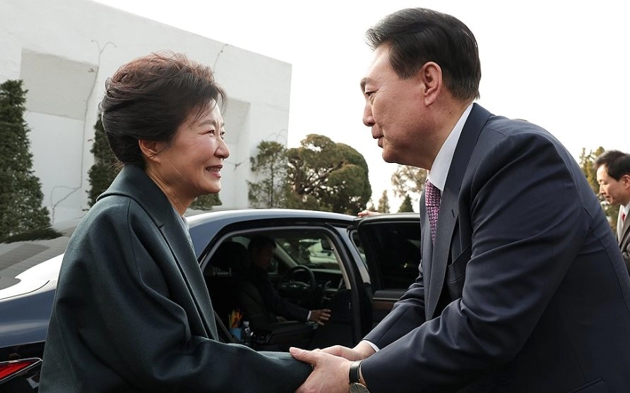 국민의힘 한동훈 박근혜 예방 만남 이유