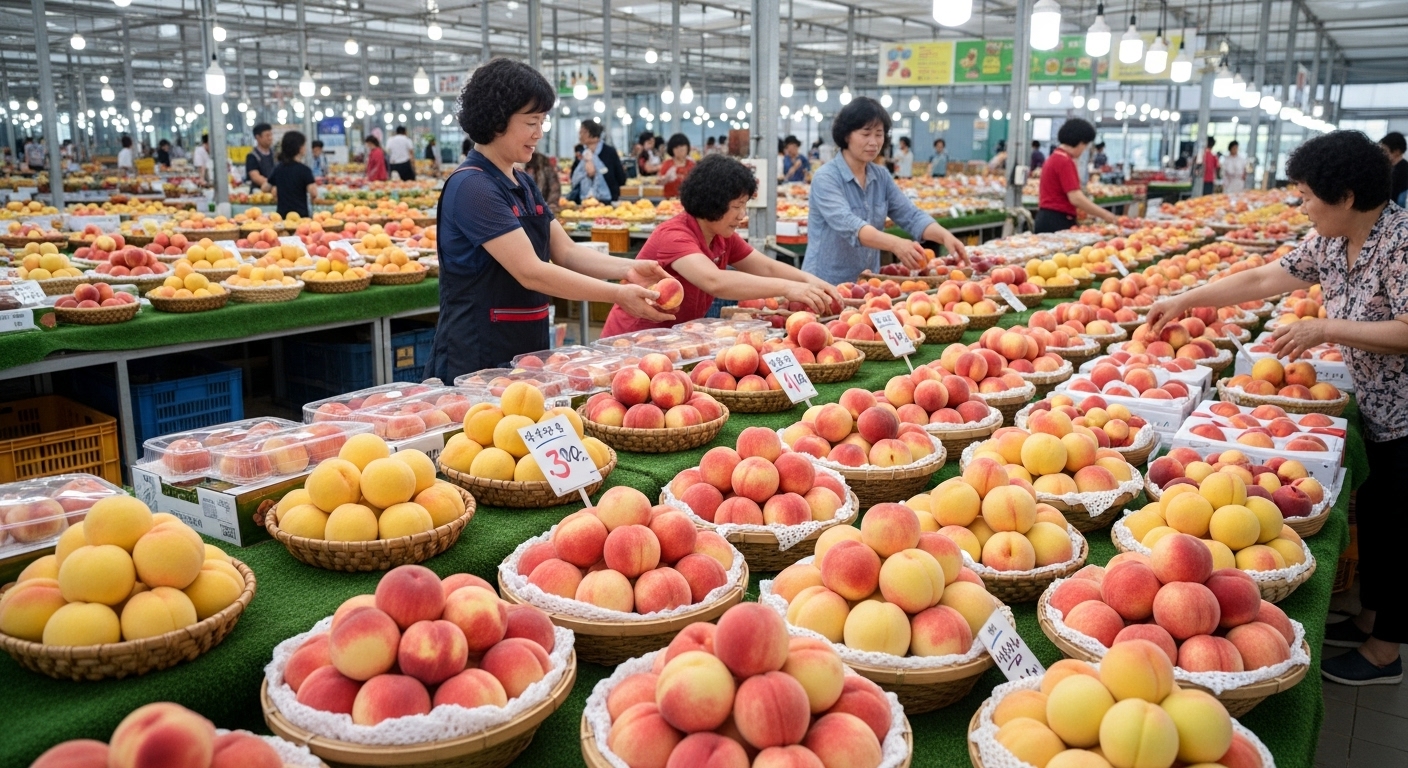 7월 제철음식 복숭아