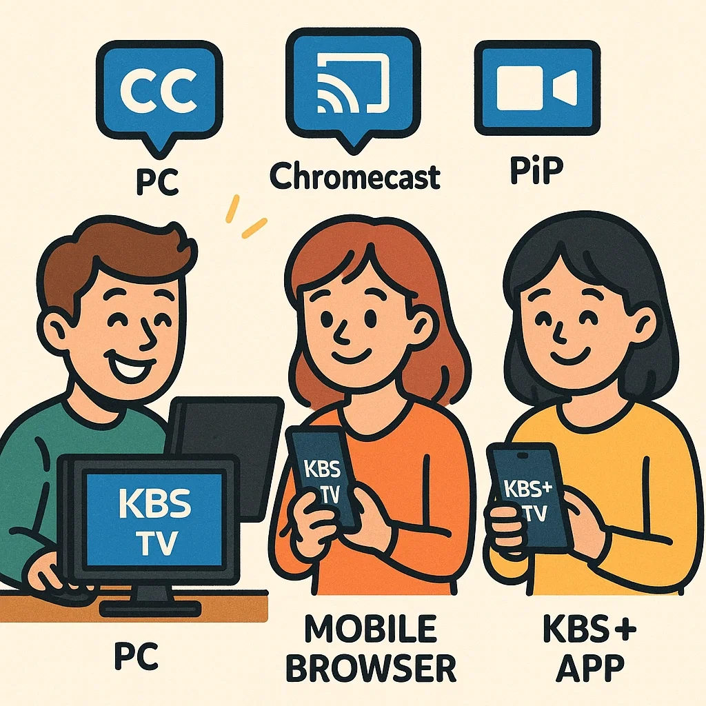 PC·모바일 환경별 시청 꿀팁