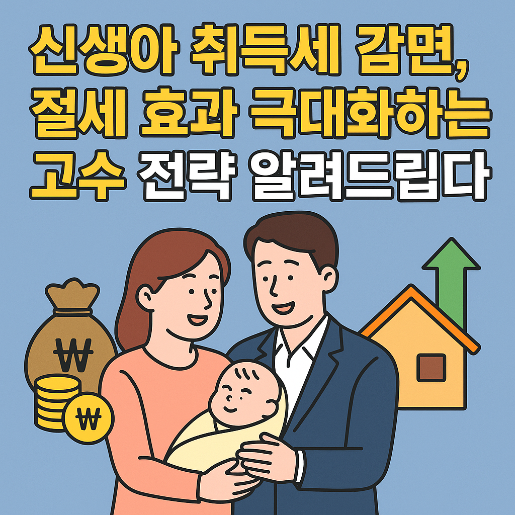 신생아 취득세 감면