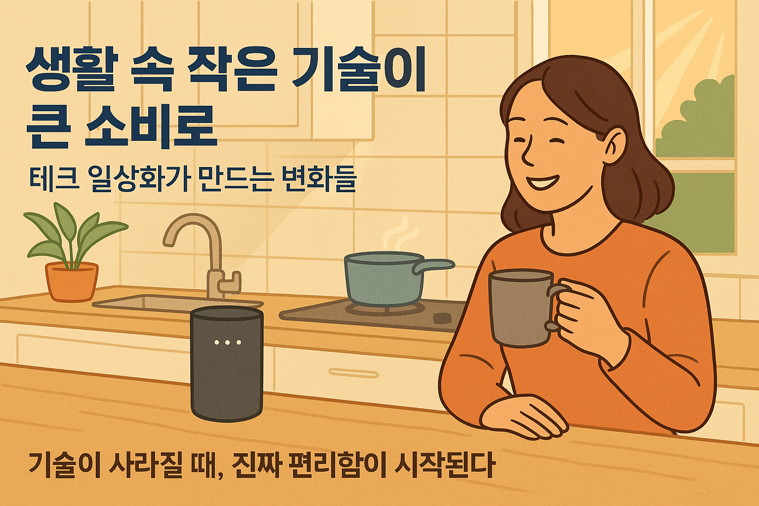 기술이 사라질 때, 진짜 편리함이 시작된다 &ndash; 테크 일상화의 시대