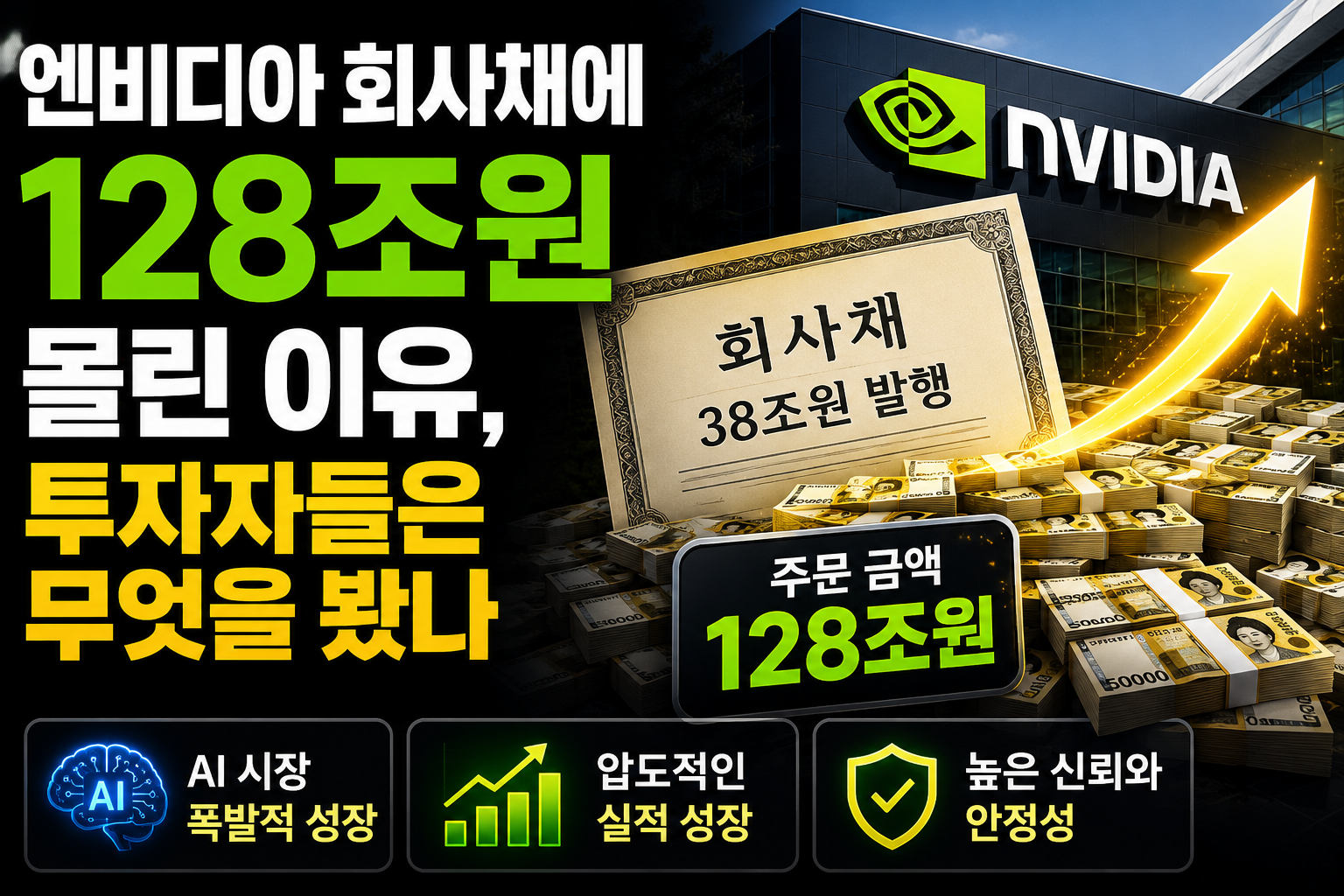 엔비디아 회사채에 128조원