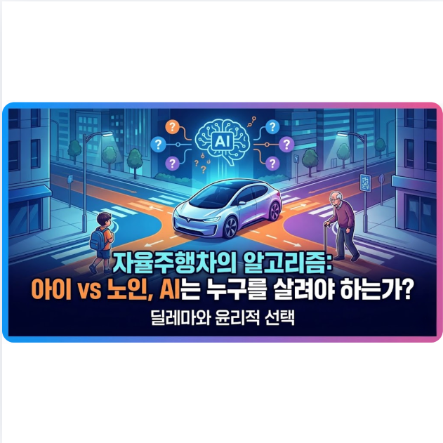 자율주행차의 알고리즘: 아이와 노인 중 한 명을 쳐야만 멈추는 상황, AI는 누구를 살리도록 코딩되어야 하는가?