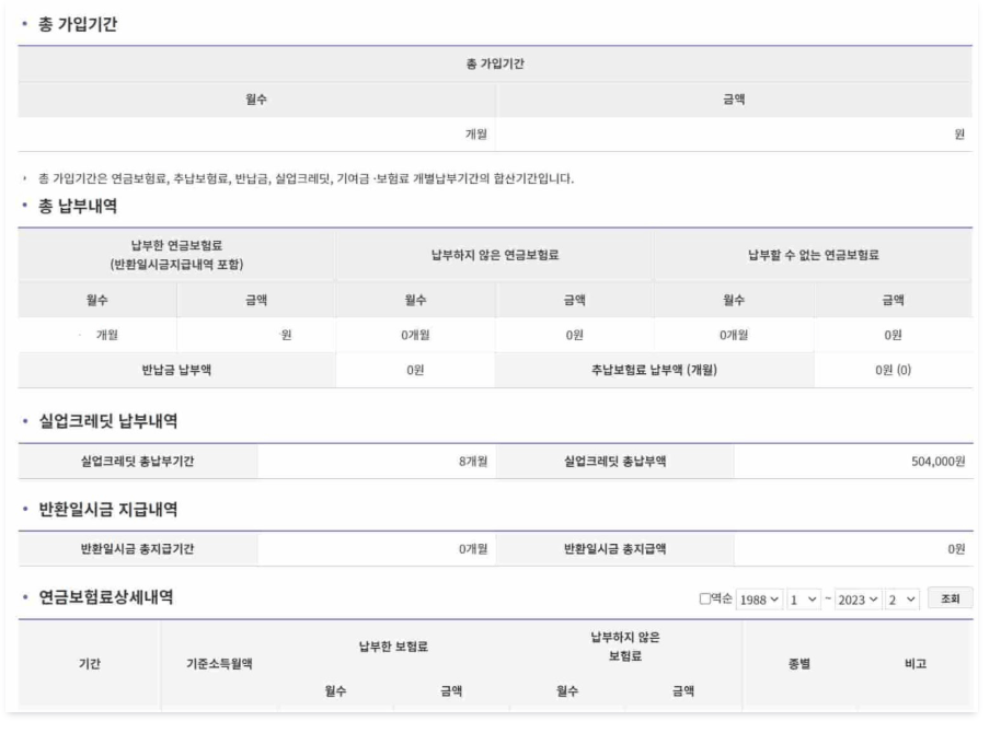 국민연금 납부액 온라인 조회 금액 확인 조기 수령