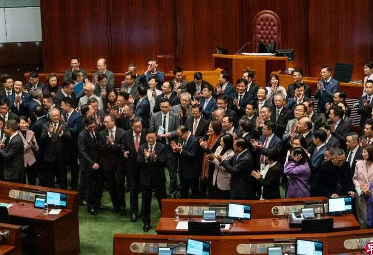 홍콩 국가보안법 만장일치 통과