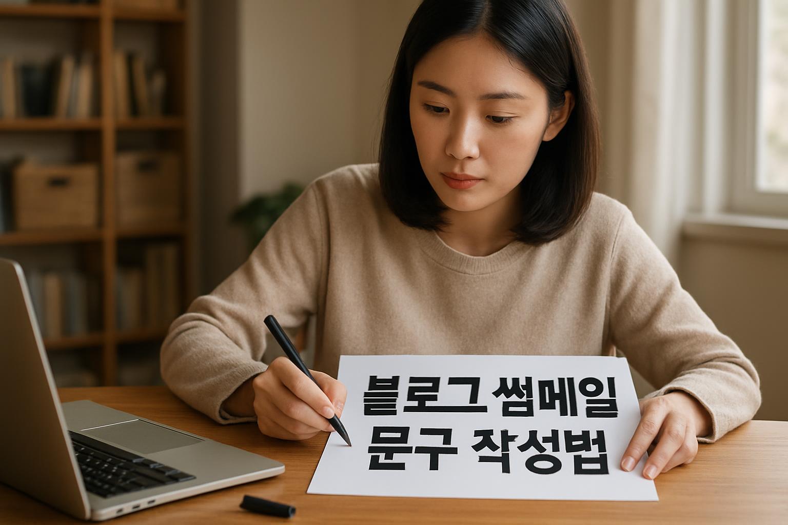 블로그 썸네일 문구 작성법: 클릭과 전달력을 모두 갖춘 실전 가이드