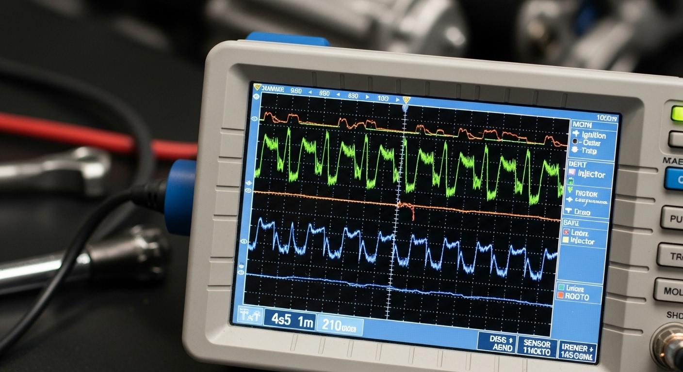 자동차 정비 산업기사 파형