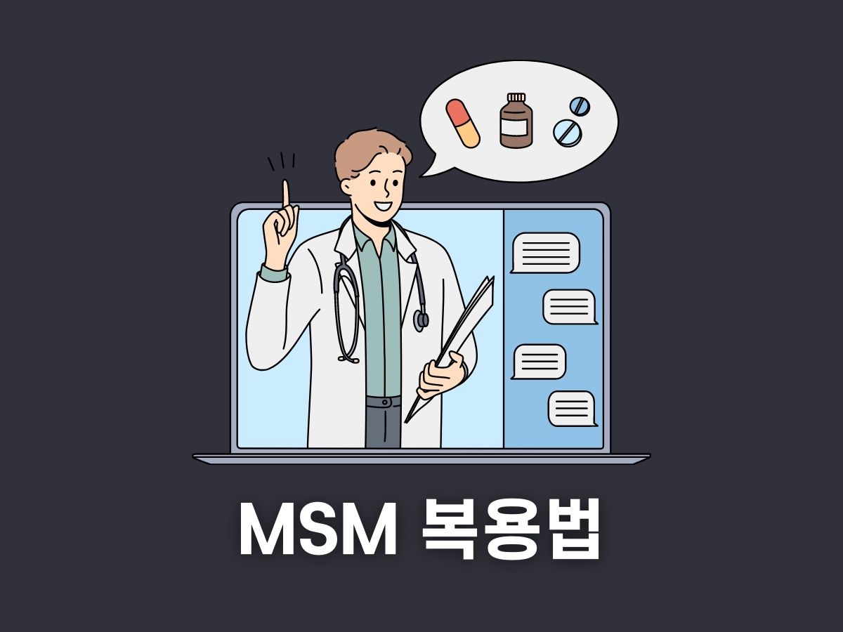 msm 복용법
