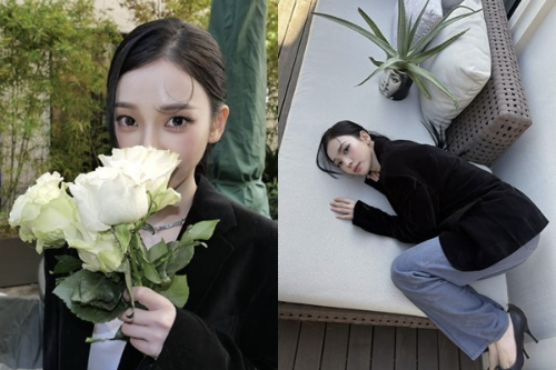 인간 프라다의 밀라노 정복기&hellip;에스파 카리나, 장난꾸러기 포즈에 숨겨진 '톱클래스' 애티튜드