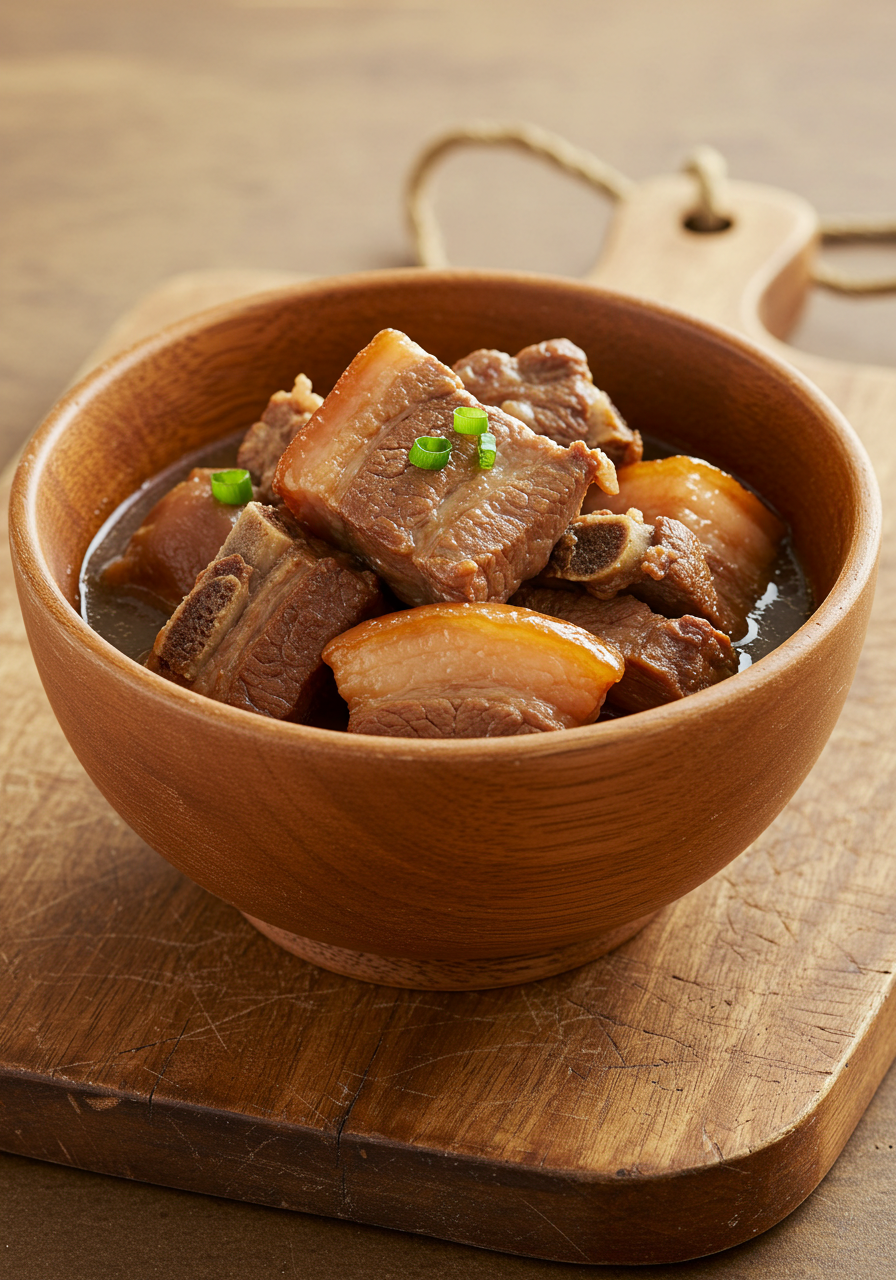 돼지고기 부위 미추리 활용 찌개 요리