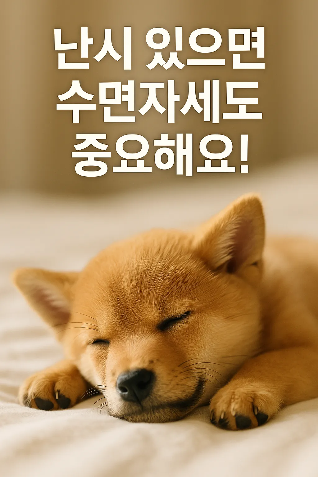 난시 있으면 수면자세도 중요해요! 눈 건강 지키는 꿀팁